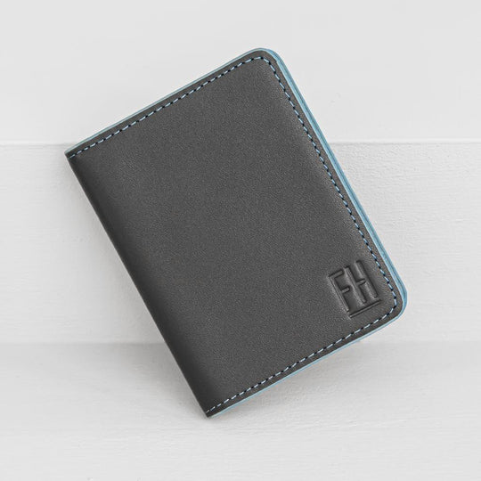 Slim RFID Bifold Wallet in Top Grain Leather