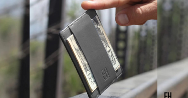 Photo of a durable leather wallet by Forrest and Harold