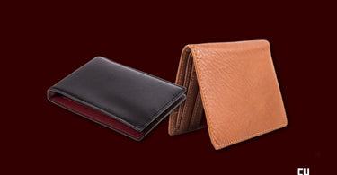 Photo of brown and black wallet by Forrest and Harold