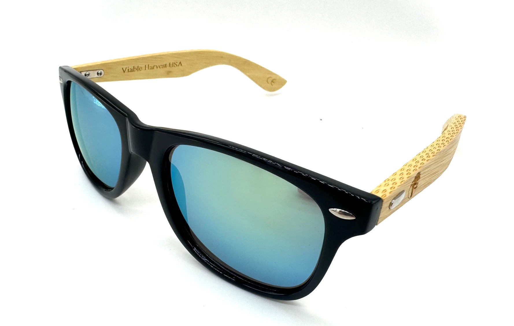 Handmade Wooden Sunglasses - Wayfarer Surf Style