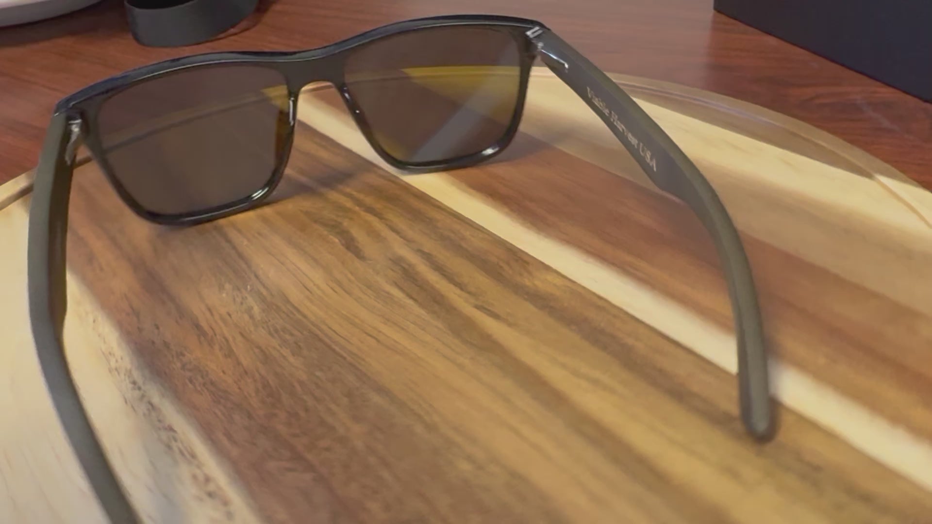Handmade Wooden Sunglasses - Weekend Coach Stunner Shades