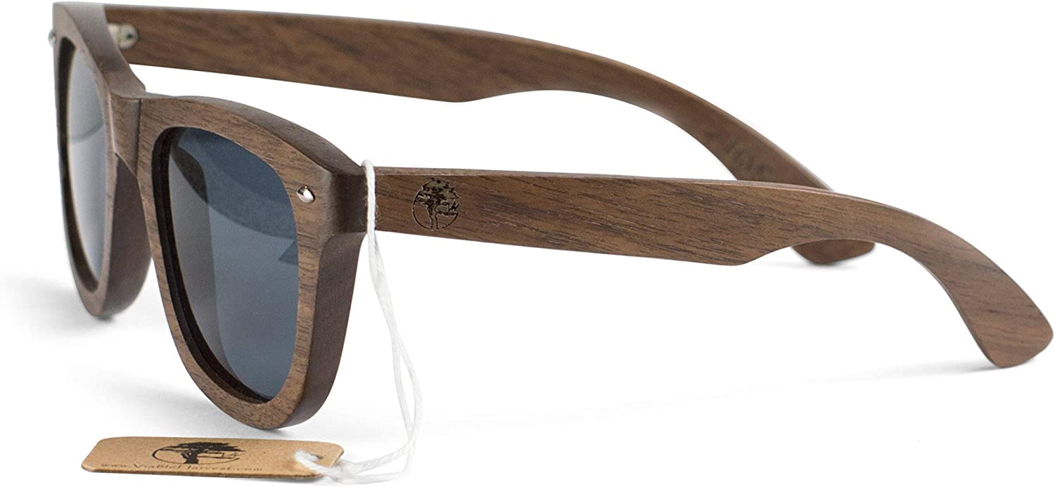 Viable Harvest - Solid Handmade Sandalwood Wooden Sunglasses
